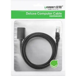 Патч-корд 5м F/UTP cat 6 RJ-45 extension black Ugreen (U_11283)