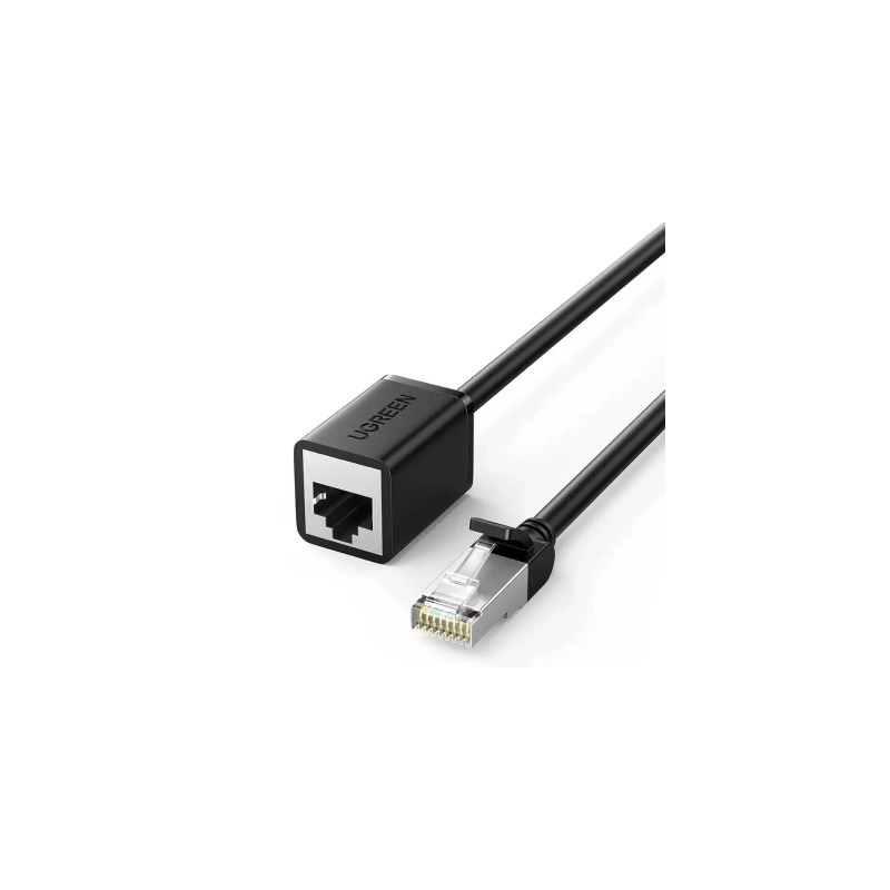 Патч-корд 0.5м F/UTP cat 6 RJ-45 extension black Ugreen (U_11278)