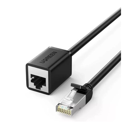 Патч-корд 0.5м F/UTP cat 6 RJ-45 extension black Ugreen (U_11278)