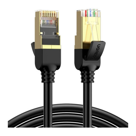 Патч-корд 15м, F/FTP cat 7 RJ-45 black Ugreen (U_11274)