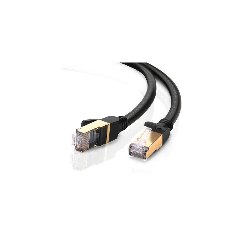 Патч-корд 5м, F/FTP cat 7 RJ-45 black Ugreen (U_11271)