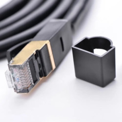 Патч-корд 5м, F/FTP cat 7 RJ-45 black Ugreen (U_11271)