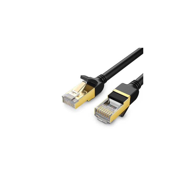 Патч-корд 10м, F/FTP cat 7 RJ-45 black Ugreen (U_11273)