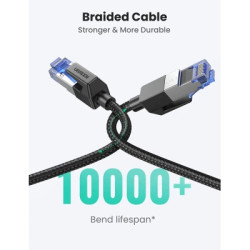 Патч-корд 1м, S/FTP cat 7 RJ-45 COPPER Ugreen (U_80429)