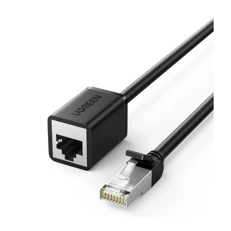 Патч-корд 1м, F/UTP cat 6 RJ-45 extension black Ugreen (U_11279)