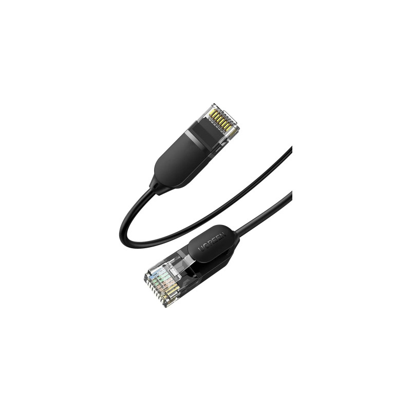 Патч-корд 5м, UTP cat 6 RJ-45 COPPER black Ugreen (U_70654)