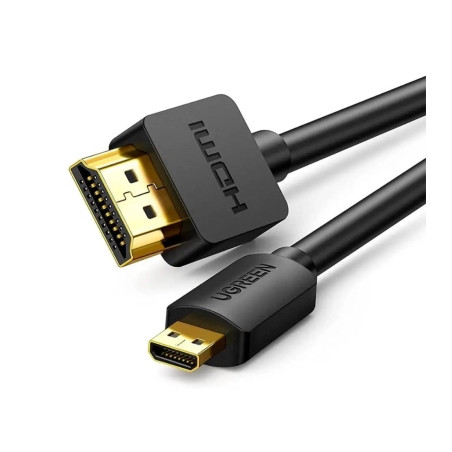 Кабель мультимедійний HDMI M to HDMI micro M 2.0m 4K black Ugreen (30103)