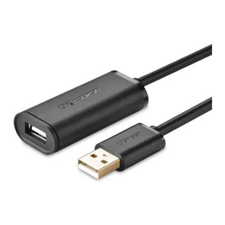 Дата кабель USB 2.0 AM to AF 15.0m Active black Ugreen (10323)