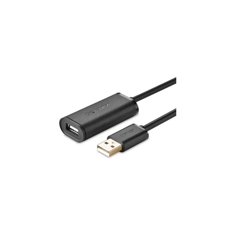 Дата кабель USB 2.0 AM to AF 5.0m Active black Ugreen (10319)