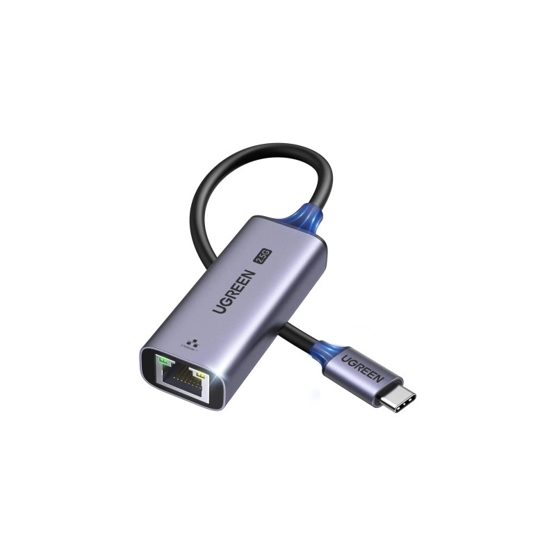 Перехідник USB-C to RJ45 Ethernet 2500Mbps Ugreen (25052)