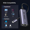 Перехідник USB-C to RJ45 Ethernet 2500Mbps Ugreen (25052)