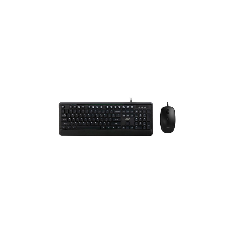 Комплект AOC KM220B USB UA Black (KM220B/97)