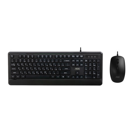 Комплект AOC KM220B USB UA Black (KM220B/97)