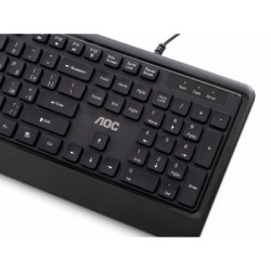 Комплект AOC KM220B USB UA Black (KM220B/97)