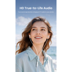 Навушники Vention Echo Lite 3.5mm In-Ear Wired White (GBAWAV)