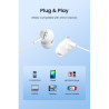 Навушники Vention Echo Lite 3.5mm In-Ear Wired White (GBAWAV)