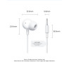 Навушники Vention Echo Lite 3.5mm In-Ear Wired White (GBAWAV)