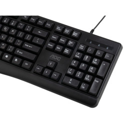 Клавіатура AOC KB120B USB UA Black (KB120B/97)