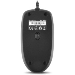 Мишка REAL-EL RM-215 USB Black/Gray (EL123200037)