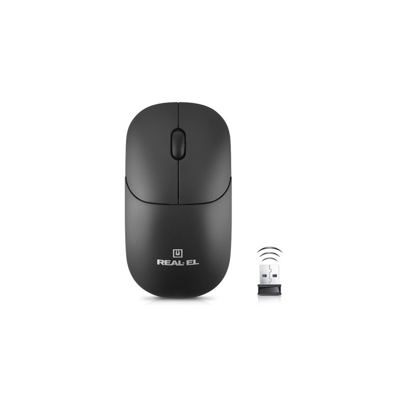 Мишка REAL-EL RM-311W Wireless Black (EL123200041)