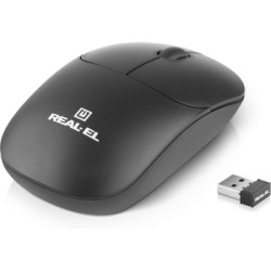 Мишка REAL-EL RM-311W Wireless Black (EL123200041)