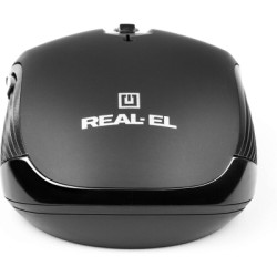 Мишка REAL-EL RM-331W Wireless Black (EL123200044)