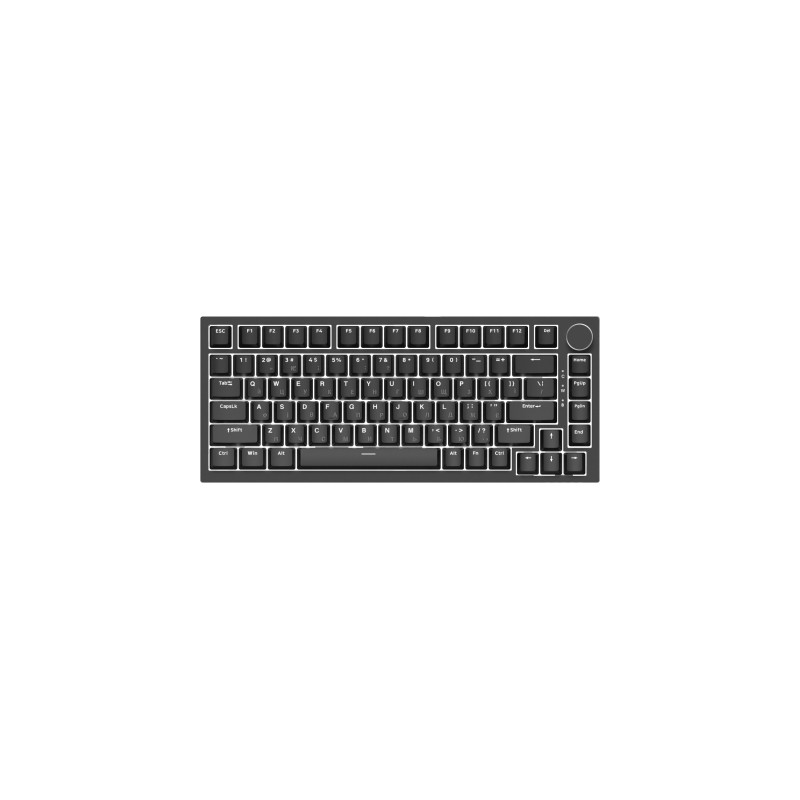 Клавіатура Ajazz AK820 Red Switch USB-C UA Black (AK820-R-B)