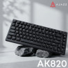 Клавіатура Ajazz AK820 Red Switch USB-C UA Black (AK820-R-B)