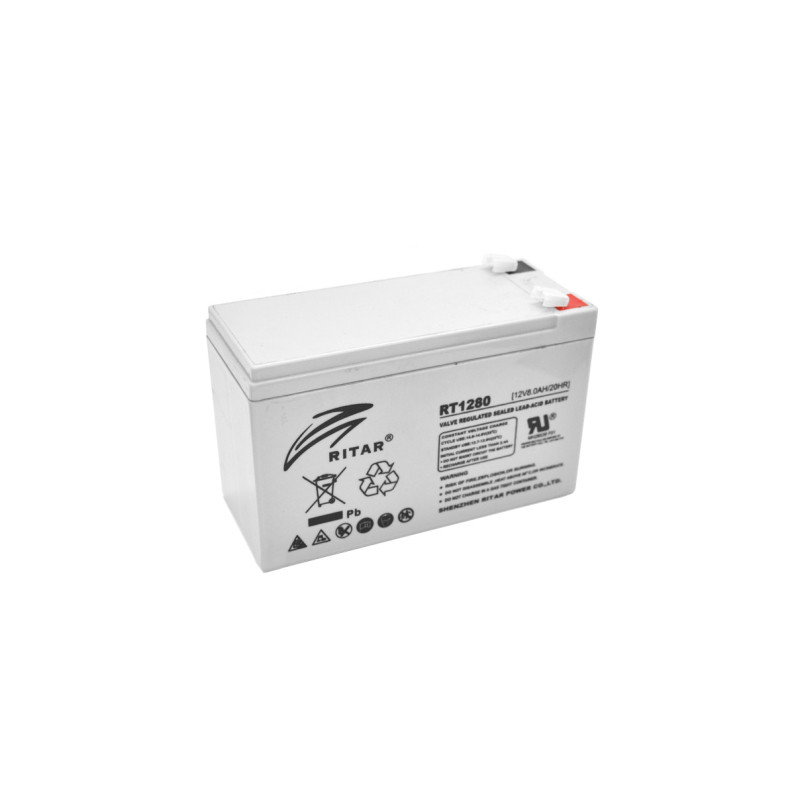 Батарея до ДБЖ Ritar AGM RT1280B, 12V-8Ah (RT1280B)