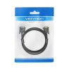Кабель мультимедійний VGA M to VGA M 1.0m ferrite black Vention (DAEBF)