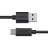 Дата кабель USB 2.0 AM to USB-C 3.0m 18W PVC black Choetech (AC0004-BK)
