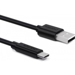Дата кабель USB 2.0 AM to USB-C 3.0m 18W PVC black Choetech (AC0004-BK)