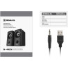 Акустична система REAL-EL S-405 USB Black (EL121100016)