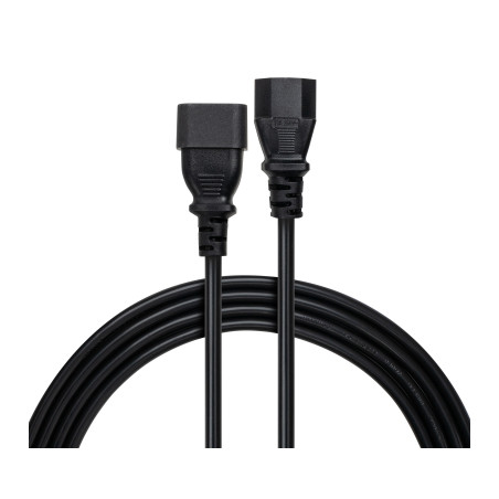 Кабель живлення C13 to C14 1.8m 0.75mm2 Rezone (RZPC-13141875)