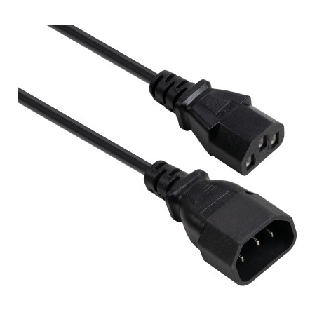 Кабель живлення C13 to C14 1.8m 0.75mm2 copper Vinga (VYPCC13141875CU)