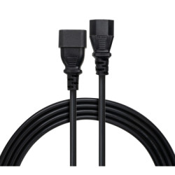 Кабель живлення C13 to C14 1.8m 0.75mm2 copper Vinga (VYPCC13141875CU)