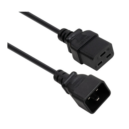 Кабель живлення C19 to C20 1.8m 1.5mm2 copper Vinga (VYPCC19201815CU)