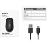 Мишка REAL-EL RM-460W Wireless/Bluetooth Black (EL123200048)