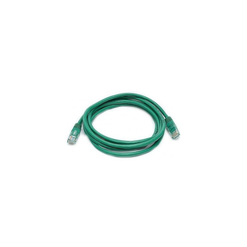 Патч-корд 0.5м, UTP, cat.5e, LSZH, green Molex (PCD-01000-0J)