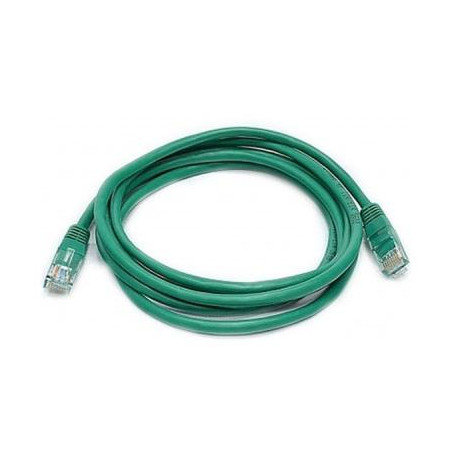 Патч-корд 0.5м, UTP, cat.5e, LSZH, green Molex (PCD-01000-0J)