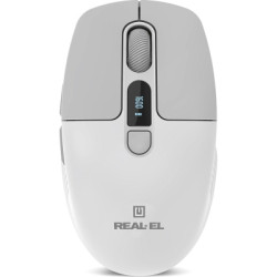 Мишка REAL-EL RM-480W Wireless/Bluetooth White (EL123200050)