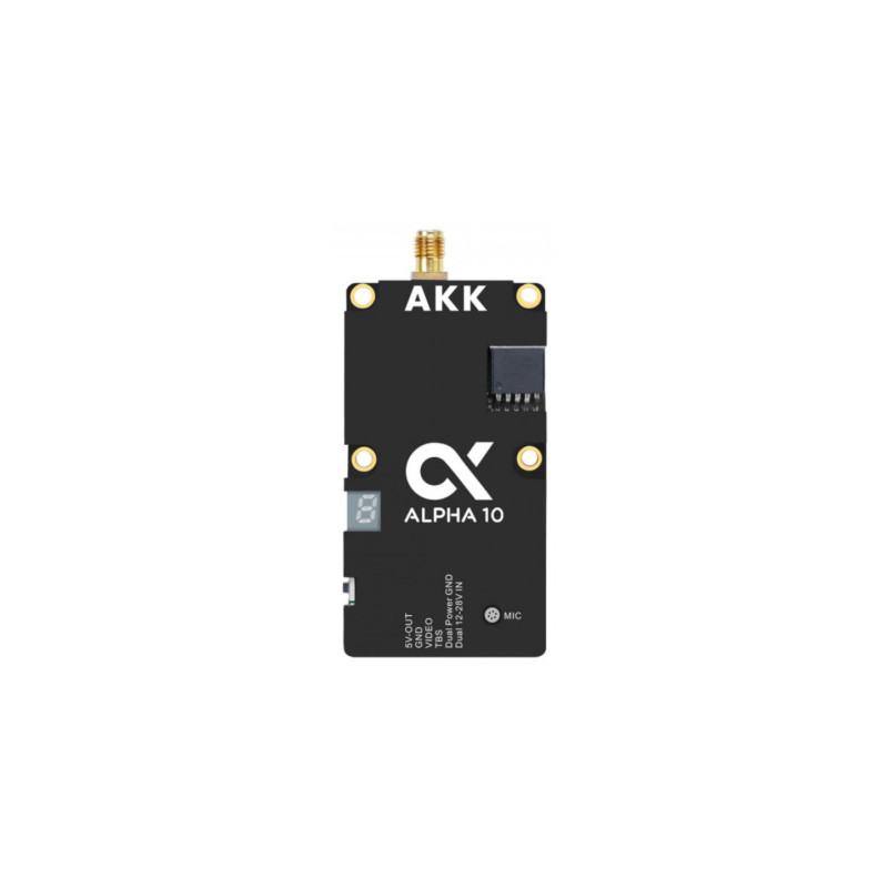 Відеопередавач (VTX) AKK Alpha 10W 5.8GHz 80CH (A10)