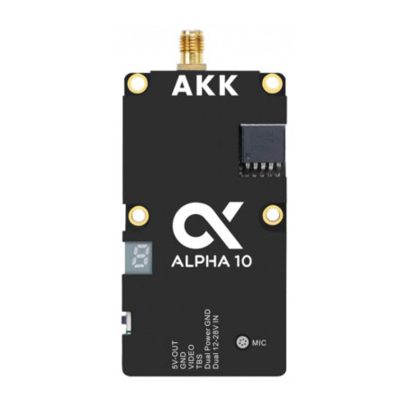 Відеопередавач (VTX) AKK Alpha 10W 5.8GHz 80CH (A10)