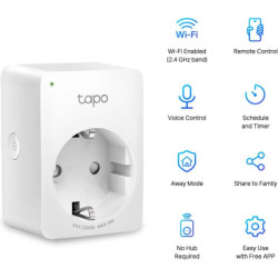 Розумна розетка TP-Link Tapo P100M N300 BT 10A (TAPO-P100M)