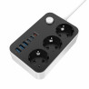 Мережевий фільтр живлення ColorWay CW-CHE36PDB, 3 розетки/ 3USB + 3TYPE-C 2M (CW-CHE36PDB)