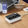 Мережевий фільтр живлення ColorWay CW-CHE36PDB, 3 розетки/ 3USB + 3TYPE-C 2M (CW-CHE36PDB)