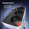 Мережевий фільтр живлення ColorWay CW-CHE36PDB, 3 розетки/ 3USB + 3TYPE-C 2M (CW-CHE36PDB)