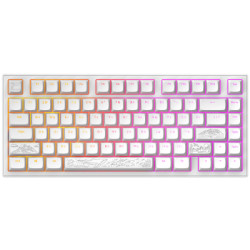 Клавіатура Dark Project ALU81 Terra Nostra PBT RGB Mech G3MS Moonstone White (DPKB_NOSTRA_81_ANSI_WHITE_UA)