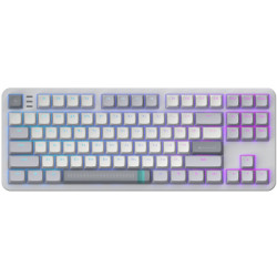 Клавіатура Dark Project ALU87 Daylight ABS RGB Mech G3MS Zircon White/Grey (DPKB_DAYLIGHT_87_ANSI_UA)
