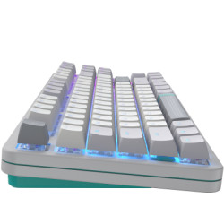 Клавіатура Dark Project ALU87 Daylight ABS RGB Mech G3MS Zircon White/Grey (DPKB_DAYLIGHT_87_ANSI_UA)